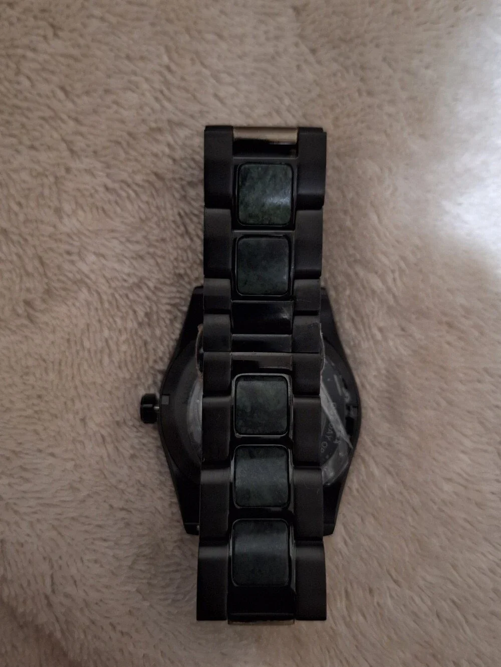 Mens Vincero Marble Automatic Black / Verde Watch